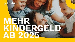 Mehr Kindergeld So viel Geld erhalten Familien ab 2025 [upl. by Ayrotal]