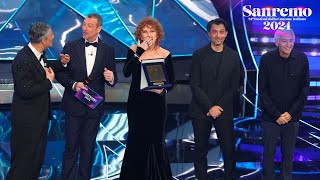 Sanremo 2024  I Premi della critica sala stampa e dellOrchestra [upl. by Adnahsar801]