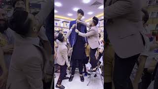 Measure of Long Height man😂😅 wwwzamelectae Watch❤️Video and enjoy🥰Abdul GhafoorMuhammadShakoor [upl. by Nrojb630]