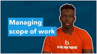 How to use Buildertrend to manage your construction scope of work [upl. by Zita]