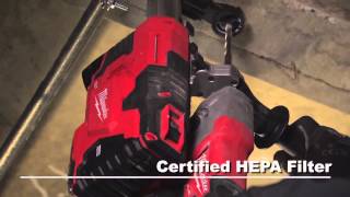 Milwaukee® M12™ HAMMERVAC™ Universal Dust Extractor GONEFCOcom [upl. by Nehgaem]