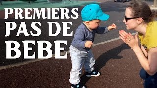 PREMIERS PAS DE BÉBÉ 👣 Babys first steps [upl. by Elamor]