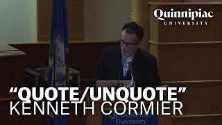 60 Second Lecture Series quotQuoteUnquotequot  Kenneth Cormier [upl. by Sapowith]