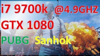 PUBGSanhok i7 9700k OC 49GHz  GTX 1080 Competitive setting FHD FPS gameplay test [upl. by Elletnwahs298]