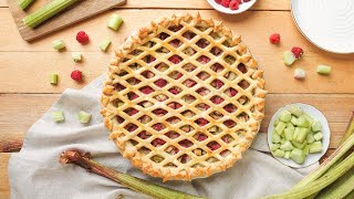 Recette Tarte Rhubarbe Framboises [upl. by Johan]