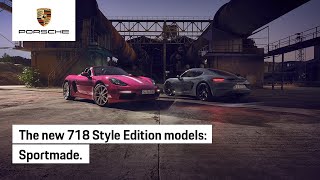 The new Porsche 718 Boxster and 718 Cayman Style Editions [upl. by Thevenot456]