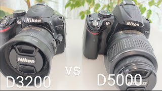 NIKON D3200 vs NIKON D5000 [upl. by Pennebaker]