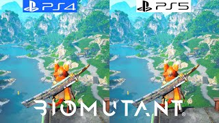 Biomutant PS4 vs PS5  Graphics Comparison  Framerate  4K  60FPS  Loading Times [upl. by Giselle]