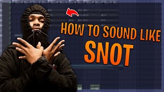 How to Sound Like SNOT Stock Fl Studio Preset  1nonly x lilbubblegum x letoa x Snot Tutorial [upl. by Yevi]