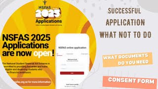 What gets your application declined for NSFAS2025 application tips [upl. by Ayal]