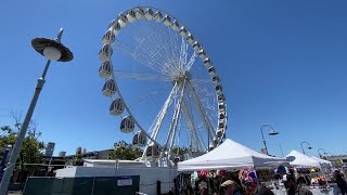 San Francisco Fishermans Wharf booming with return of SkyStar Wheel [upl. by Klusek170]