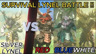 SILVER LYNEL VS ALL LYNEL SURVIVAL MODE The Legend of Zelda Tears of the Kingdom [upl. by Had]