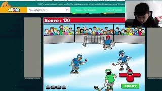 Aadit plays Place value hockey on ABCya [upl. by Itsirhc718]