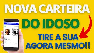 IDOSOS COM MAIS DE 60 ANOS TIRE AGORA A SUA CARTEIRA DO IDOSO PRA TER ACESSO AOS BENEFÍCIOS [upl. by Nwadal]