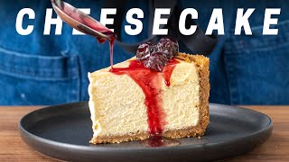 Creamy and Decadent New York Cheesecake No Waterbath [upl. by Peursem]