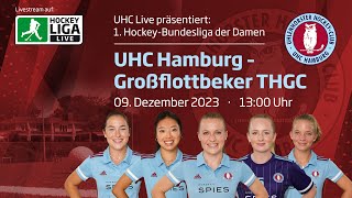 UHC Live  UHC vs GTHGC  1 Damen Hallenhockey Bundesliga  09122023  1300 h [upl. by Nyliak]