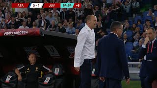 Atalanta Juventus 01  Allegri fuorioso per lespulsioneVlahovic regala la Coppa Italia [upl. by Attiuqal]