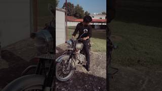 Riding The Old Classic 350  Gunmetal Grey  royalenfield classic350 motorcycle [upl. by Herzen]