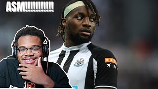 SAUCY American Reacts To Newcastle United Allan SaintMaximin [upl. by Trueblood728]