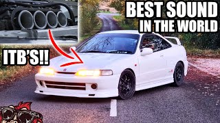 THE DRIVERS CAR HONDA INTEGRA TYPE R DC2 ON ITBS  SOUNDS INCREDIBLE [upl. by Zelazny]