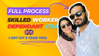 Apply UK Skilled Worker Dependent Visa  Dont miss the Full Process [upl. by Ysteb]