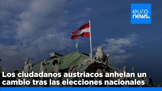 Los ciudadanos austriacos anhelan un cambio tras las elecciones nacionales del fin de semana [upl. by Rayna917]