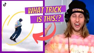 Reacting to GNARLY Shred Videos  NEW Snowboarding Trick [upl. by Notnek]