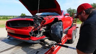 Rebuilding A Wrecked 2017 Mustang GT [upl. by Trinee]