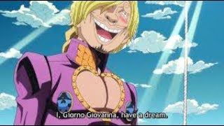 Giorno theme goes with everything Sanji has a dream [upl. by Eelarbed904]