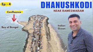 Ep4 Dhanushkodi  Ram setu Bay of Bengal meets Indian Ocean Near Rameswaram  Tamil Nadu [upl. by Eadas]