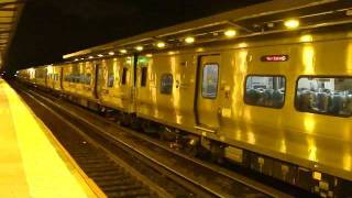 MTA LIRR Bombardier M7 LIRR Trains at Woodside Station [upl. by Nirak]