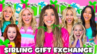 SiBLiNG GiFT EXCHANGE WiTH MY 8 TEEN SiBLINGS [upl. by Perice]