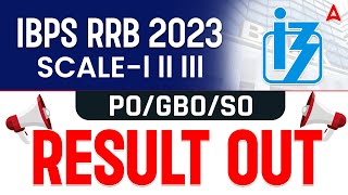 IBPS RRB PO Mains Result 2023 OUT  How to Check RRB PO Mains Result 2023 [upl. by Nnylassej]