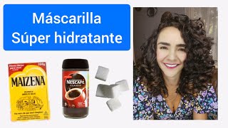 MÁSCARILA DE MAIZENA CON CAFÉ ¡SÚPER HIDRATANTE [upl. by Gnuhc]