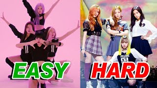 EASY to HARDEST BLACKPINK DANCES  2020 [upl. by Schlesinger]