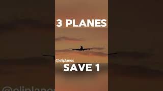 3 PLANES SAVE 1 🛫✈️ aviation planes airport fyp shorts [upl. by Ahron]