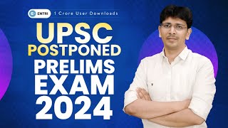 UPSC PRELIMINARY EXAM POSTPONED📚 [upl. by Idnak]