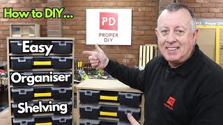 How to Build Stanley Sort Master Shelves for the Workshop [upl. by Farrar323]