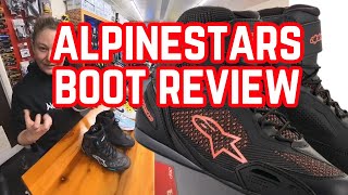 Alpinestars Faster 3 Rideknit vs J6 Waterproof Motorcycle Boot Review 2025 [upl. by Maillij]