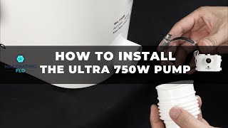 How To Install the MaceratingFlo Ultra 750w Toilet Pump [upl. by Minerva146]