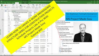 LEARN HOW TO CREATE A WORK BREAKDOWN STRUCTURE WBS FOR CONSTRUCTION PROJECTS MS PROJECT MADE EASY [upl. by Melisenda]