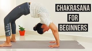 Chakrasana for Beginners l with preparatory poses l Archies Yoga [upl. by Placeeda20]