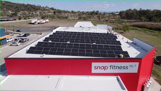 SnapFitness Commercial Solar Installation [upl. by Jovi]