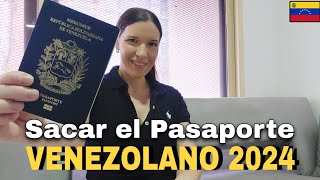 FACIL y RAPIDO Sacar el Pasaporte Venezolano en el 2024🇻🇪 [upl. by Nessah260]