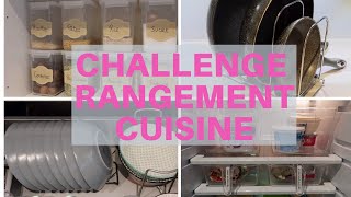 CHALLENGE RANGEMENT CUISINE⎪Astuces et Organisation [upl. by Kirbie953]