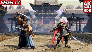 Yagyu Jubei vs Kurama Yashamaru Hardest AI  Samurai Shodown [upl. by Bernadene663]