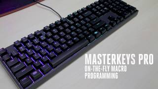 MasterKeys Pro  On the fly Macro [upl. by Nylra]