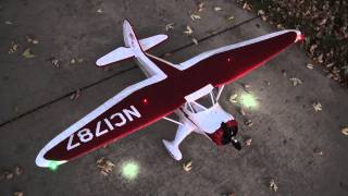 ParkZone Stinson Reliant With Full Nav Lights [upl. by Lebazej]