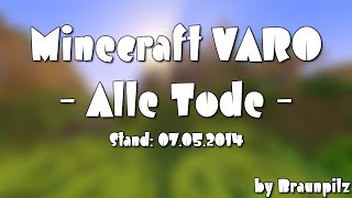 Minecraft VARO  ALLE TODE Zusammenschnitt [upl. by Chenee]