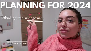 Rethinking Time Management in 2024  weekly vlog [upl. by Tomlinson748]